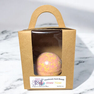 Hand Made Bath Bomb Bath Ball Creating Fizzy Fragrant Fun 4oz Gift Box Bath Tub